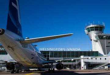 Helsinki-Vantaa Airport is the main airport in Finland.